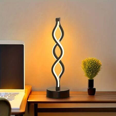seaweed design spiral lamp